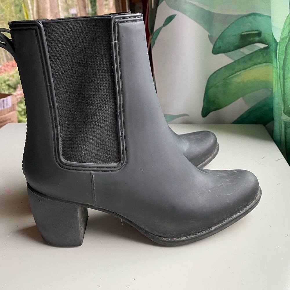 Jeffery Campbell heeled rainboot